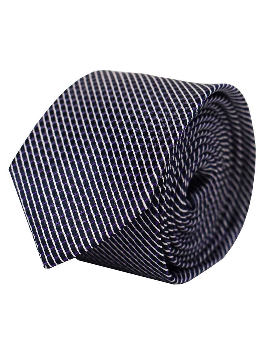 Corbata regular de seda estampado para hombre 3