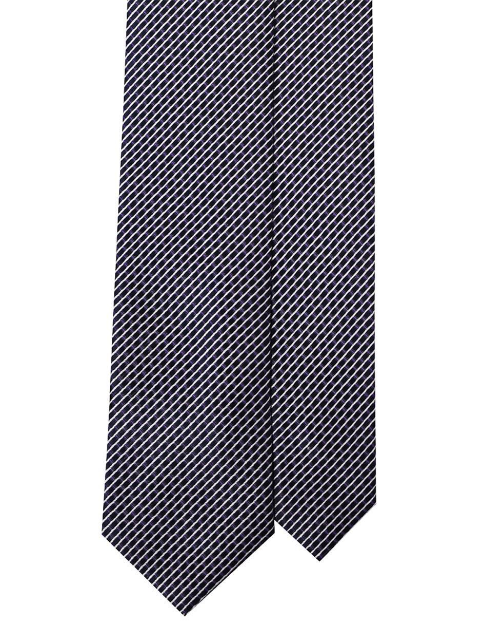 Corbata regular de seda estampado para hombre 2