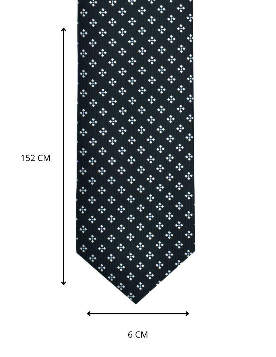 Corbata U.S. Polo Assn regular de seda estampada para hombre