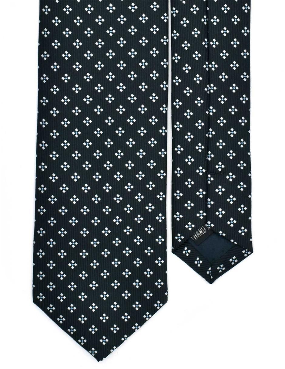 Corbata U.S. Polo Assn regular de seda estampada para hombre