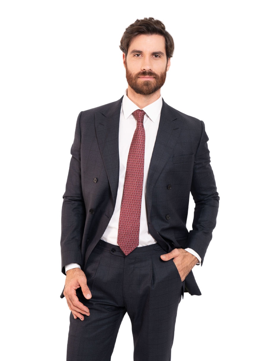 Corbata pineda covalin regular de seda para hombre 3