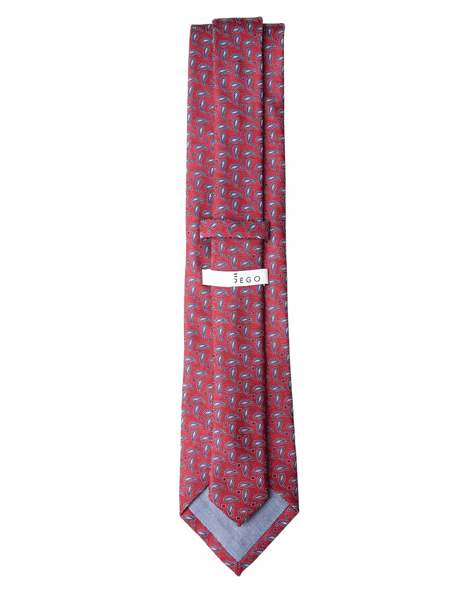 Corbata regular estampado paisley para hombre