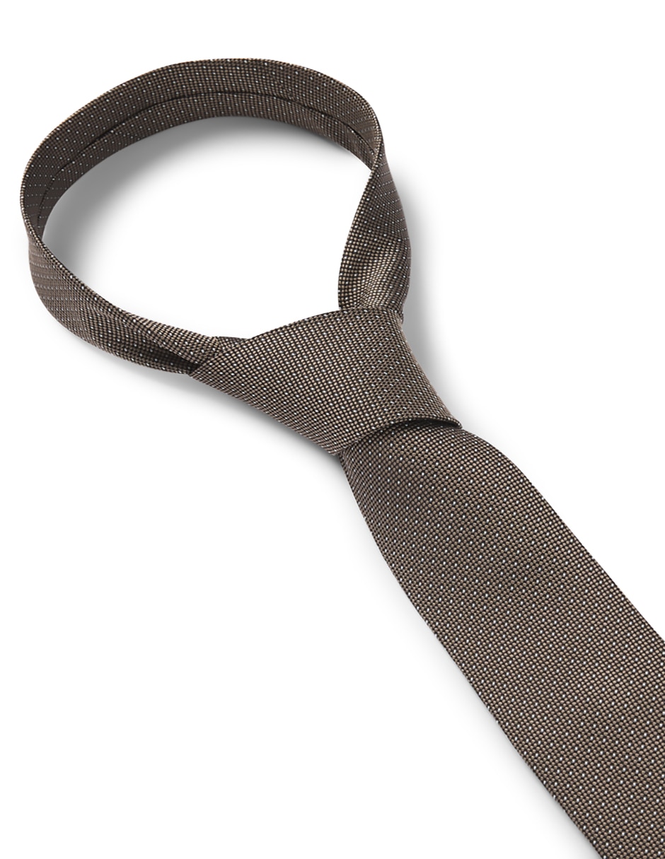 Corbata slim de seda para hombre