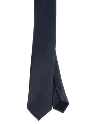 Corbata slim de seda liso para hombre