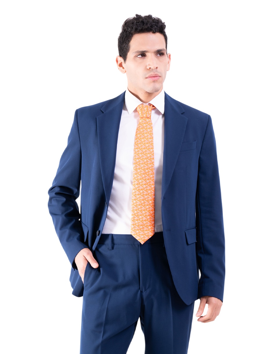 Corbata Pineda Covalin regular de seda estampada para hombre