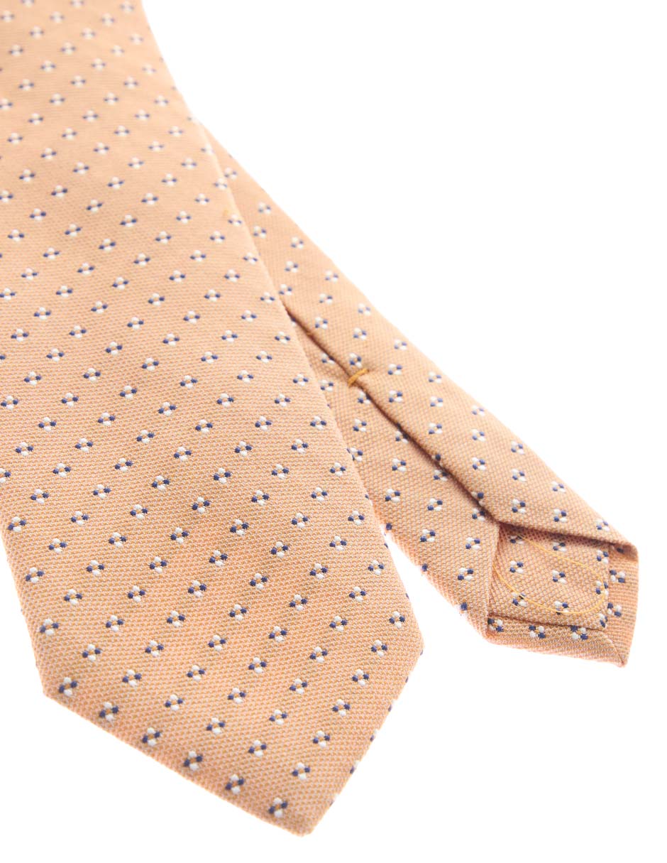 Corbata regular de seda estampado Jacquard para hombre 2