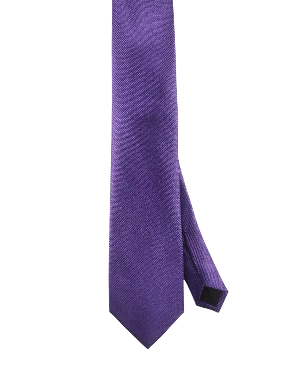 Corbata regular de seda estampado a rayas para hombre
