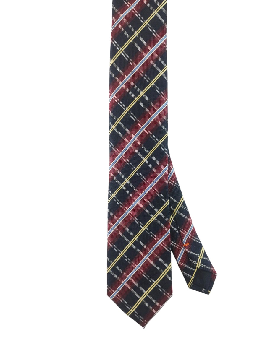 Corbata JBE regular estampado a cuadros para hombre