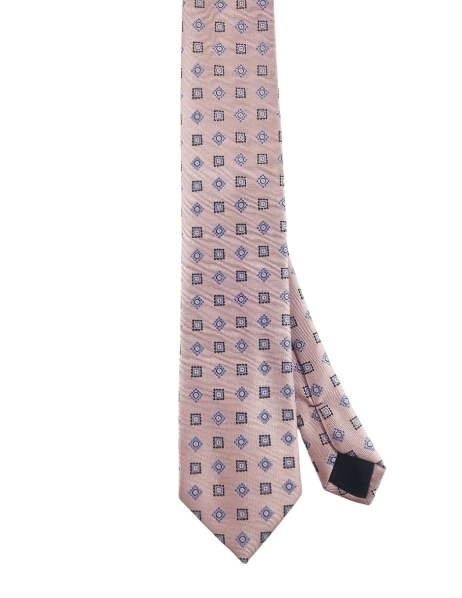 Corbata regular estampado floral para hombre