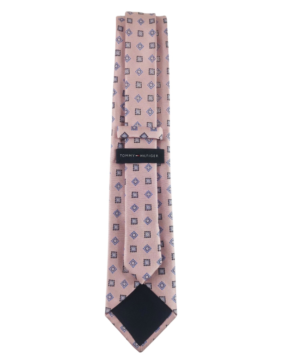Corbata regular estampado floral para hombre