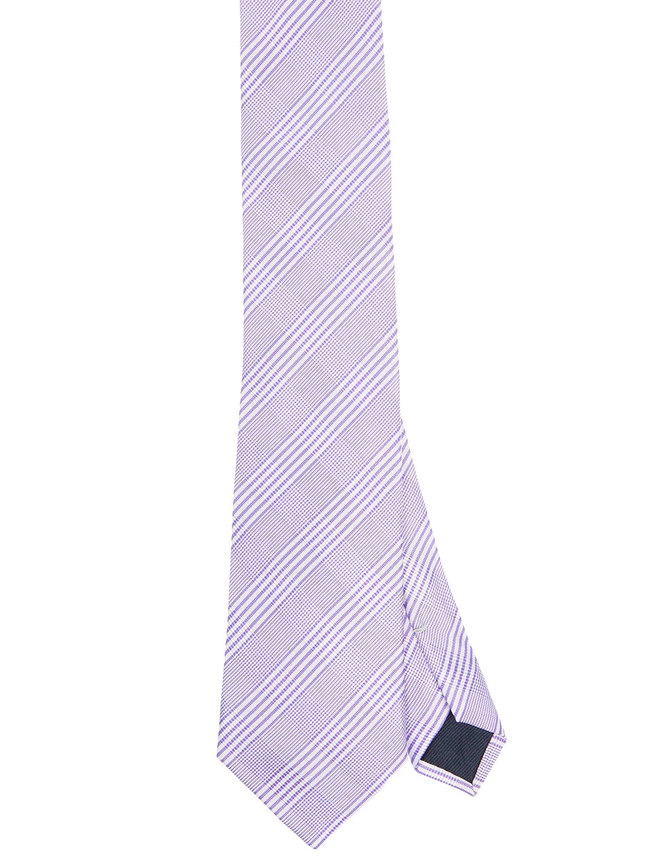 Corbata regular de seda estampado a rayas para hombre Corbata regular de seda estampado a rayas para hombre