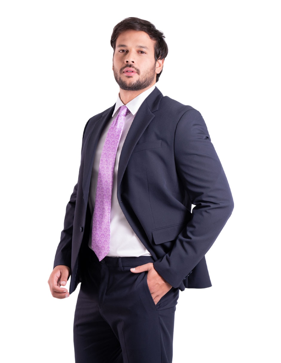 Corbata pineda covalin regular de seda estampada para hombre 3