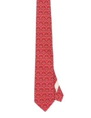 Corbata pineda covalin regular de seda estampada para hombre 1