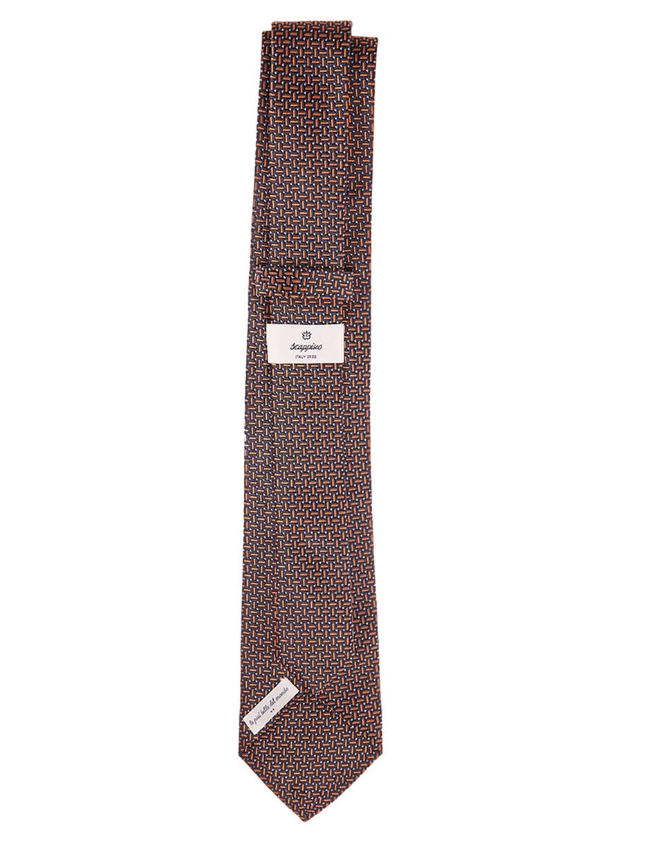 Corbata regular de seda estampado para hombre 3