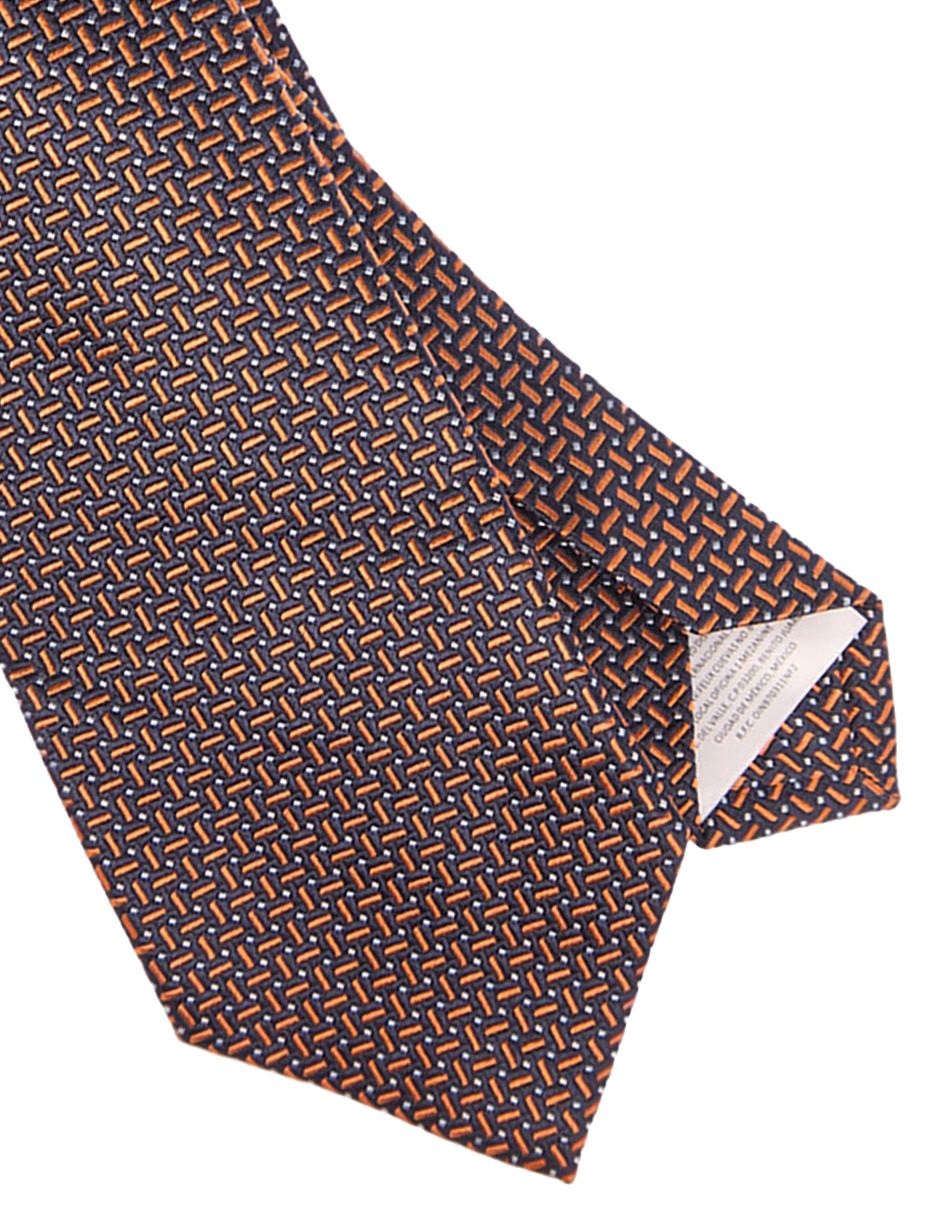 Corbata regular de seda estampado para hombre 2