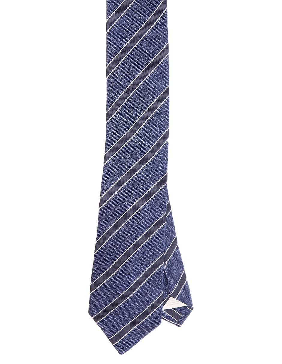 Corbata regular de seda estampado a rayas para hombre Corbata regular de seda estampado a rayas para hombre