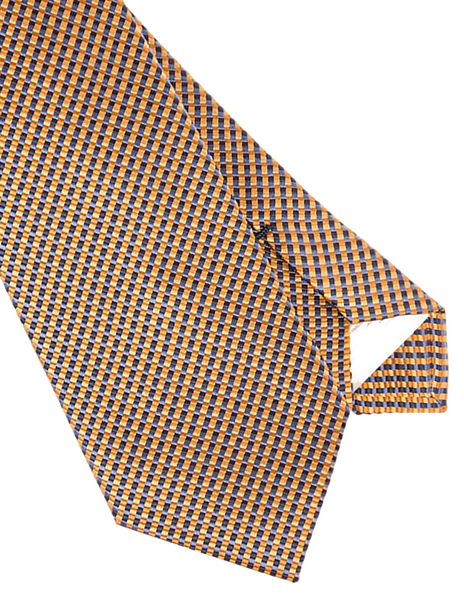 Corbata regular de seda estampado para hombre 2