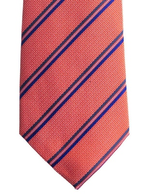 Corbata regular estampado a rayas para hombre