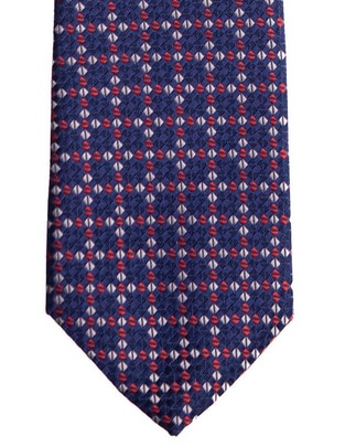 Corbata regular estampado a cuadros para hombre