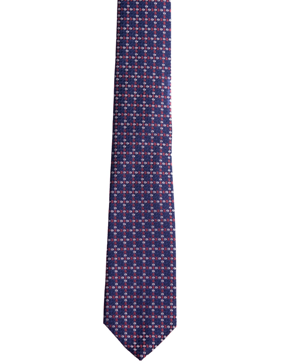 Corbata regular estampado a cuadros para hombre