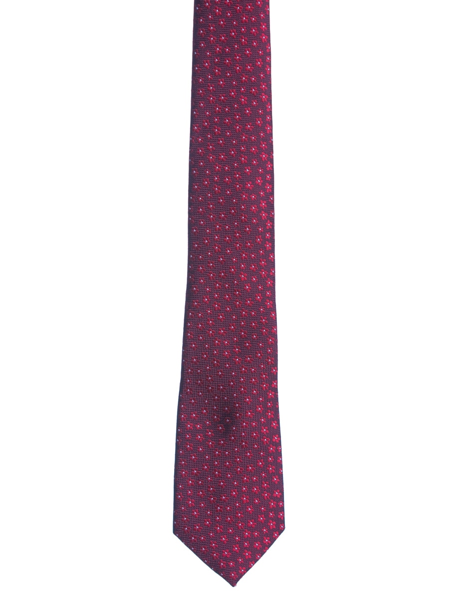 Corbata regular estampado floral para hombre
