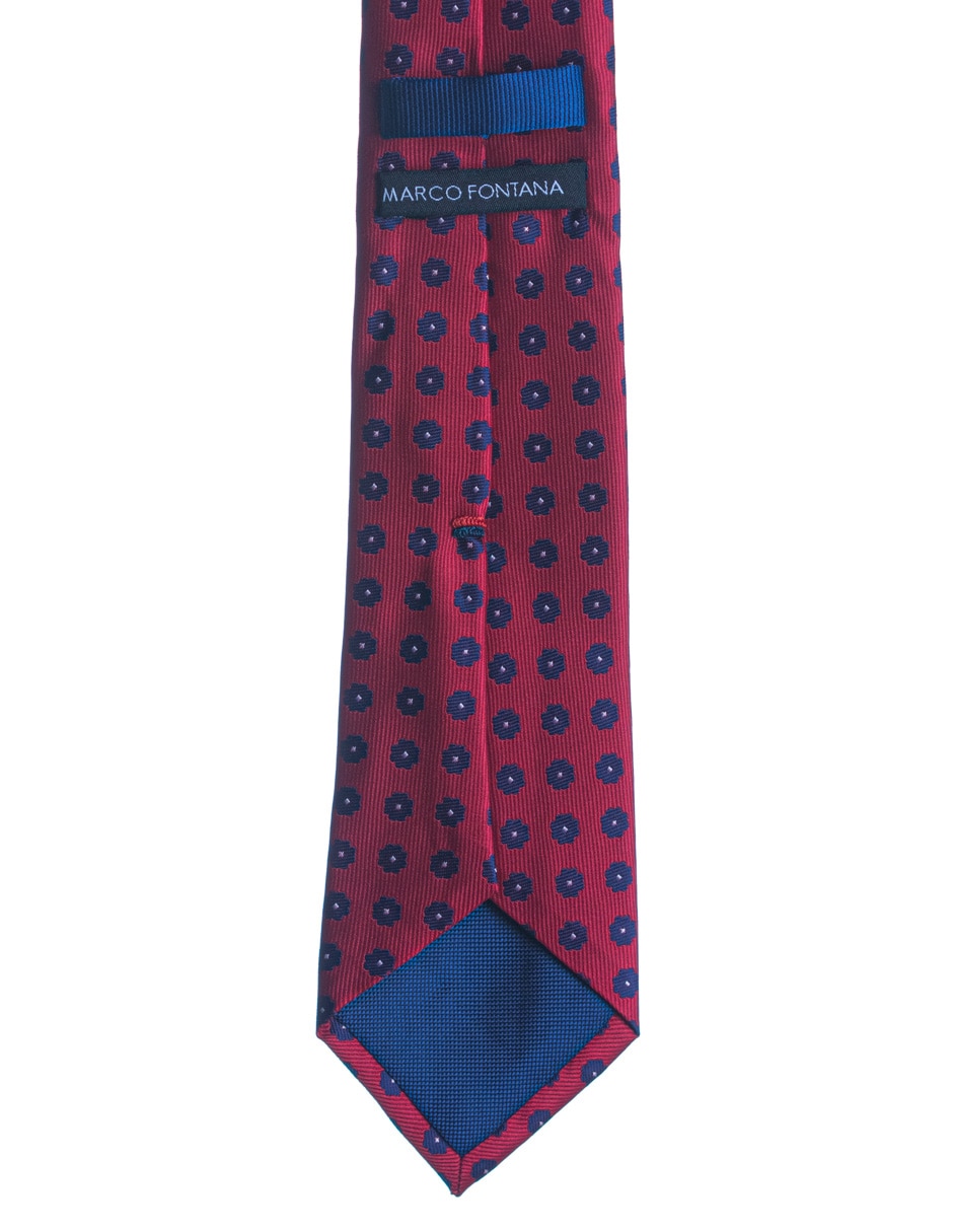 Corbata regular estampado floral para hombre