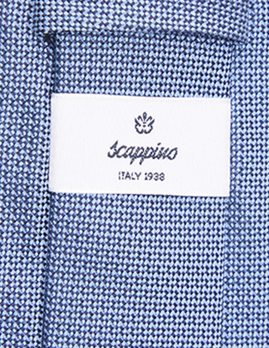 Corbata regular de seda estampado para hombre 2