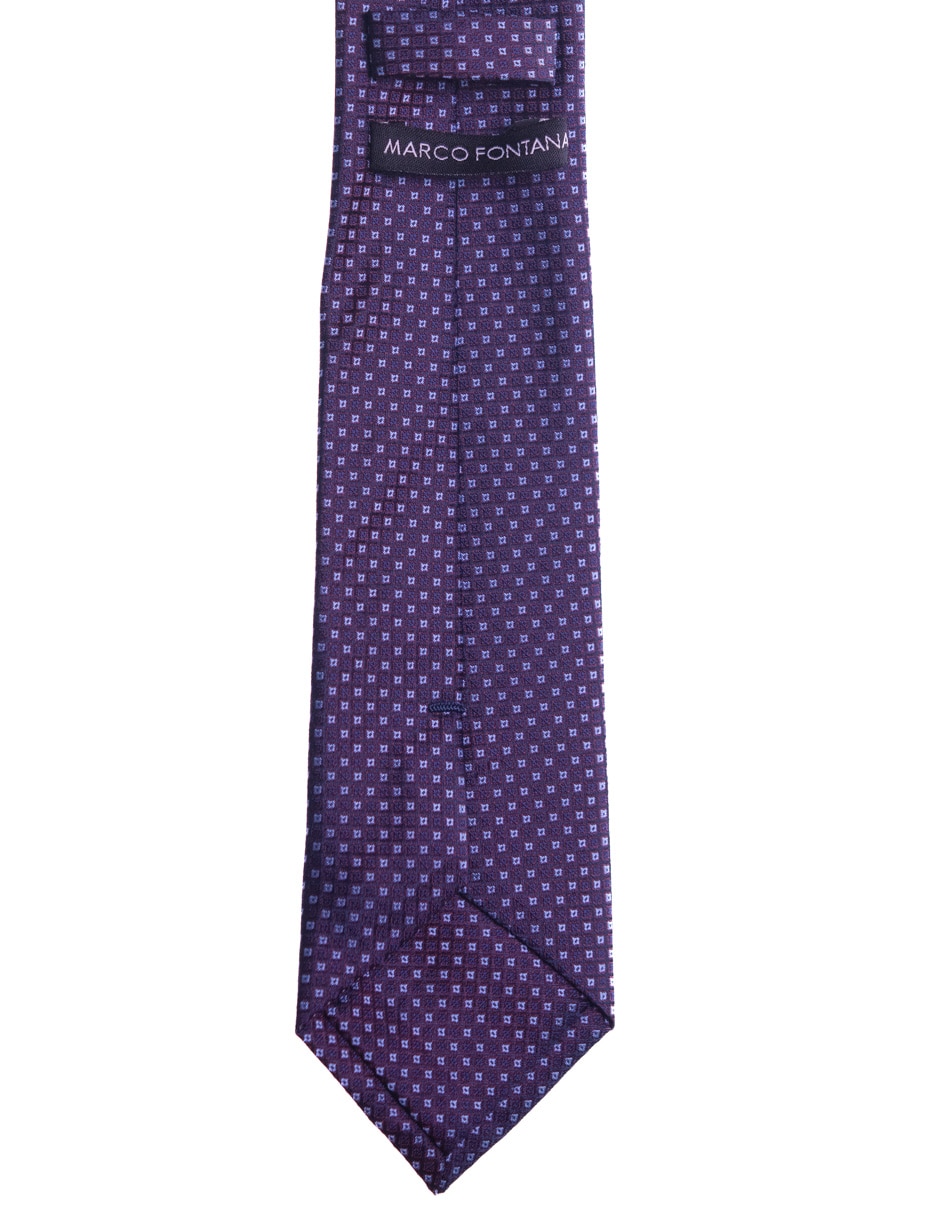 Corbata regular estampado floral para hombre