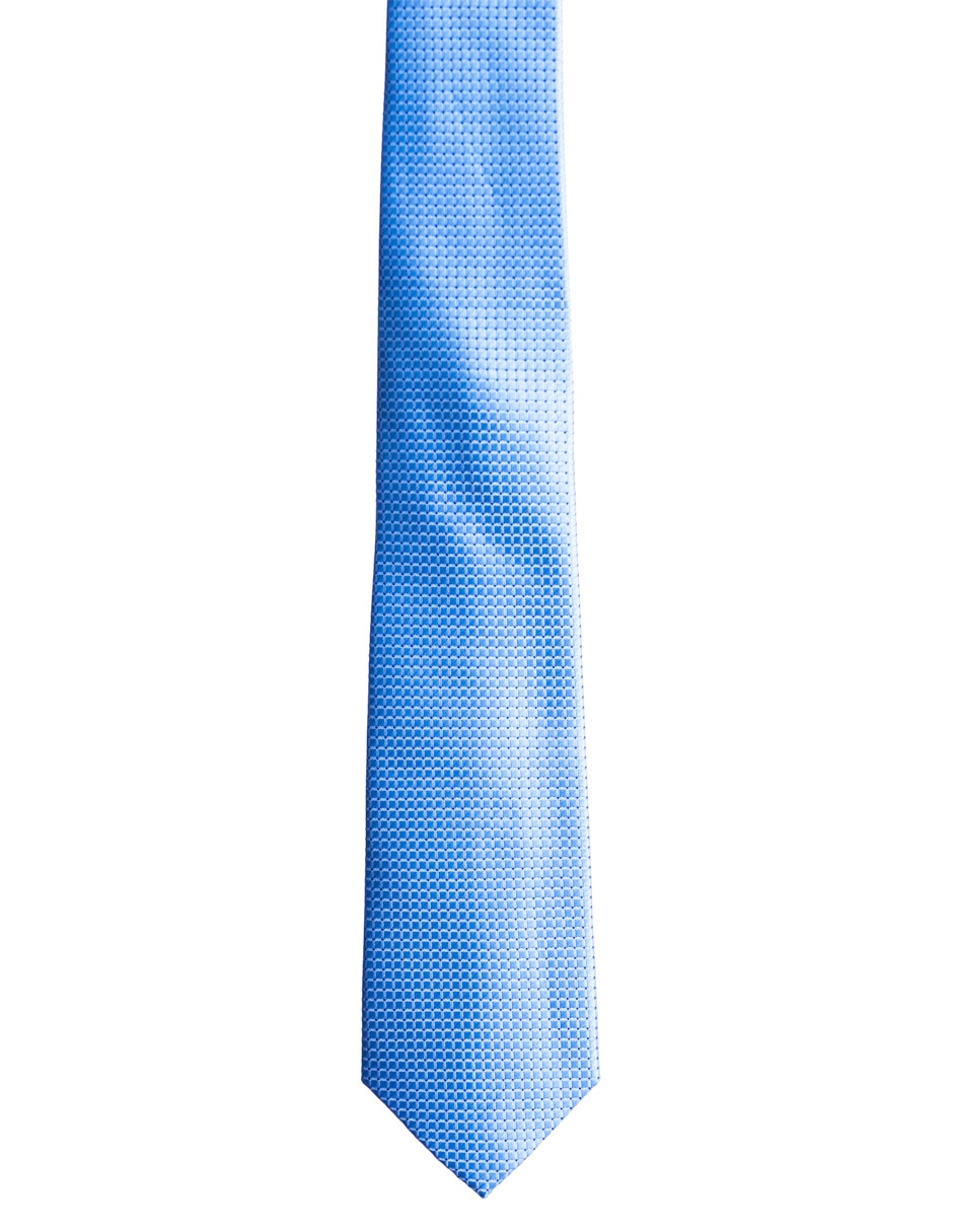 Corbata regular estampado a cuadros para hombre 3
