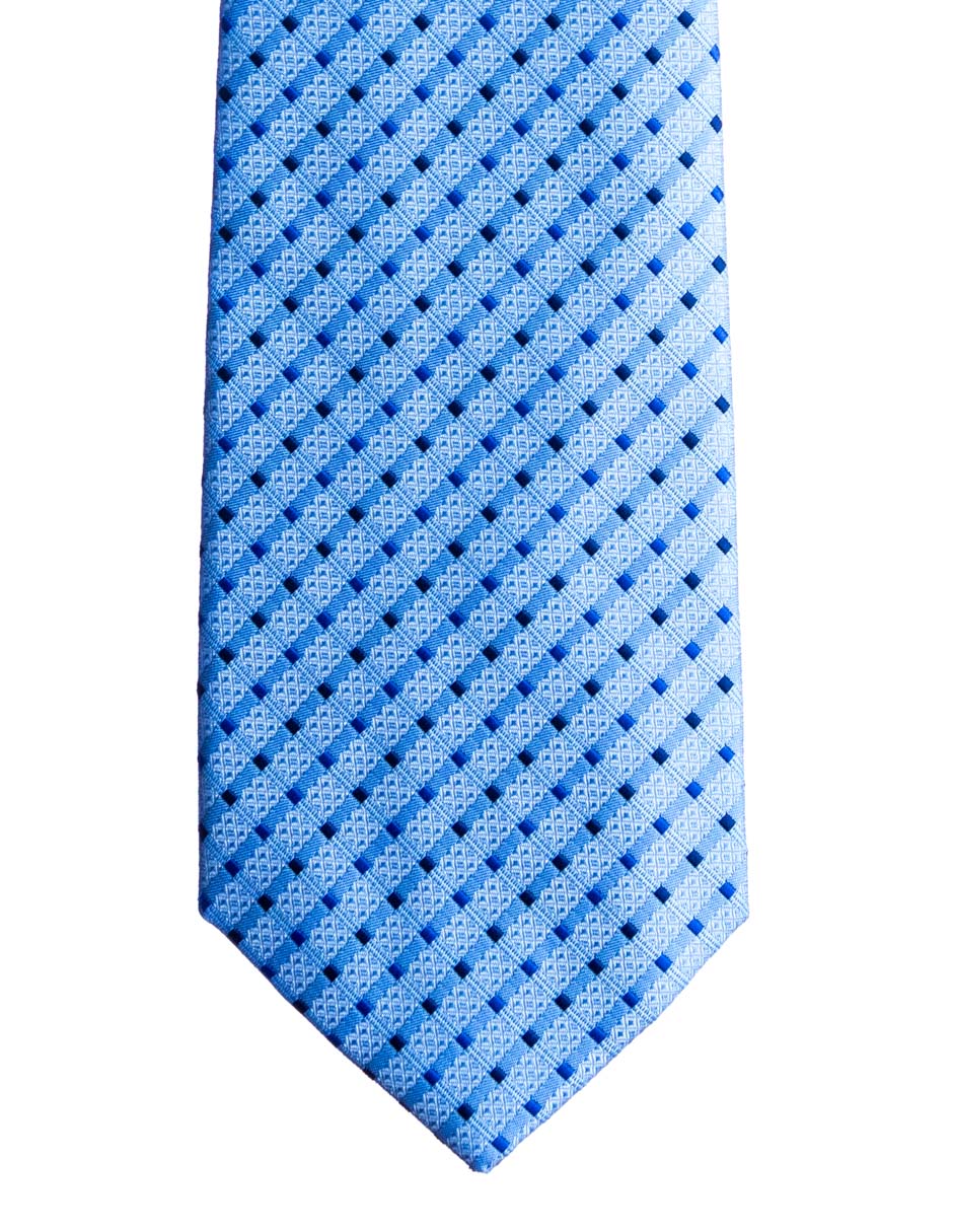Corbata regular estampado a cuadros para hombre