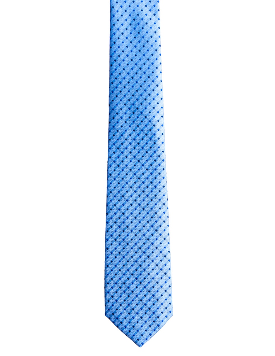 Corbata regular estampado a cuadros para hombre
