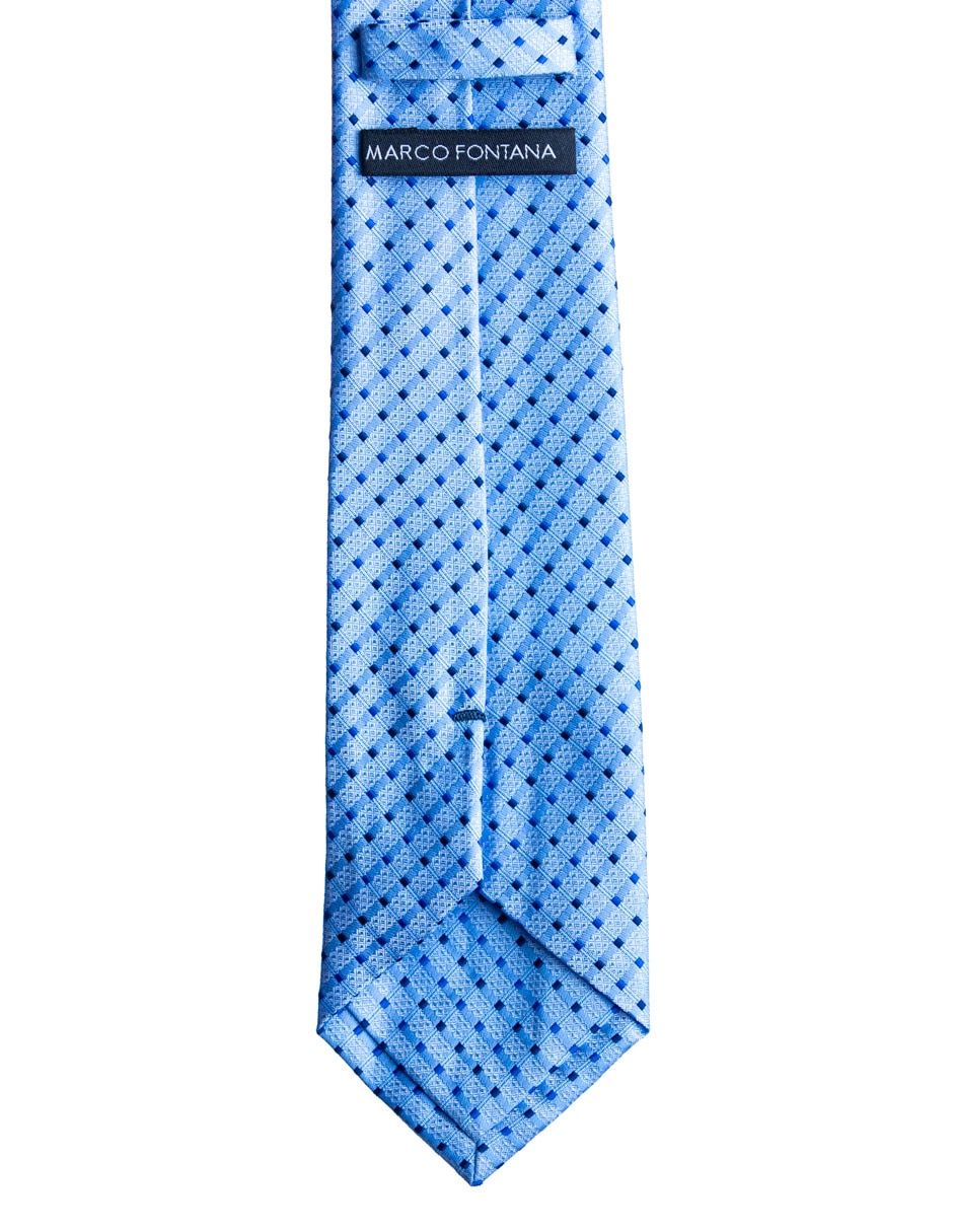 Corbata regular estampado a cuadros para hombre
