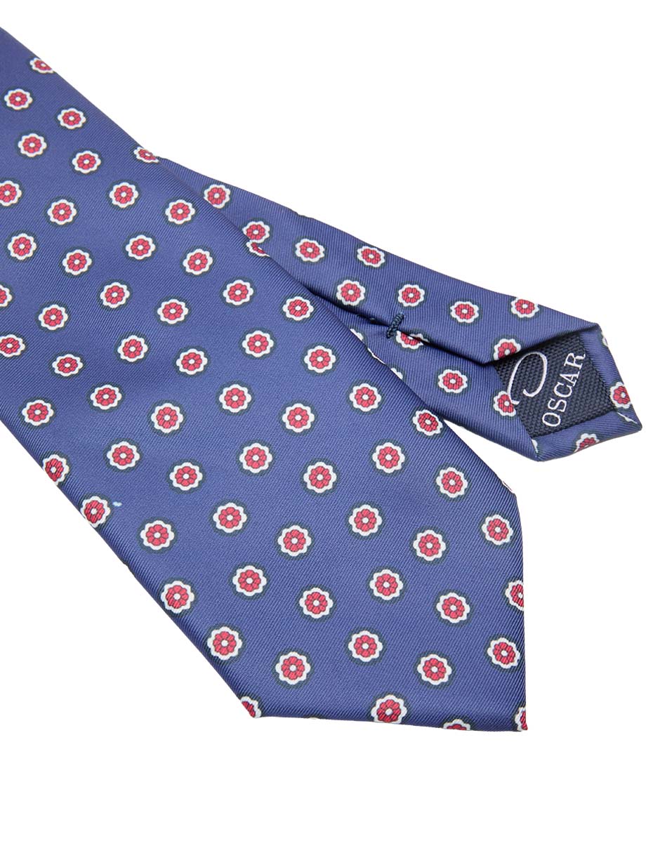 Corbata regular estampado floral para hombre 3