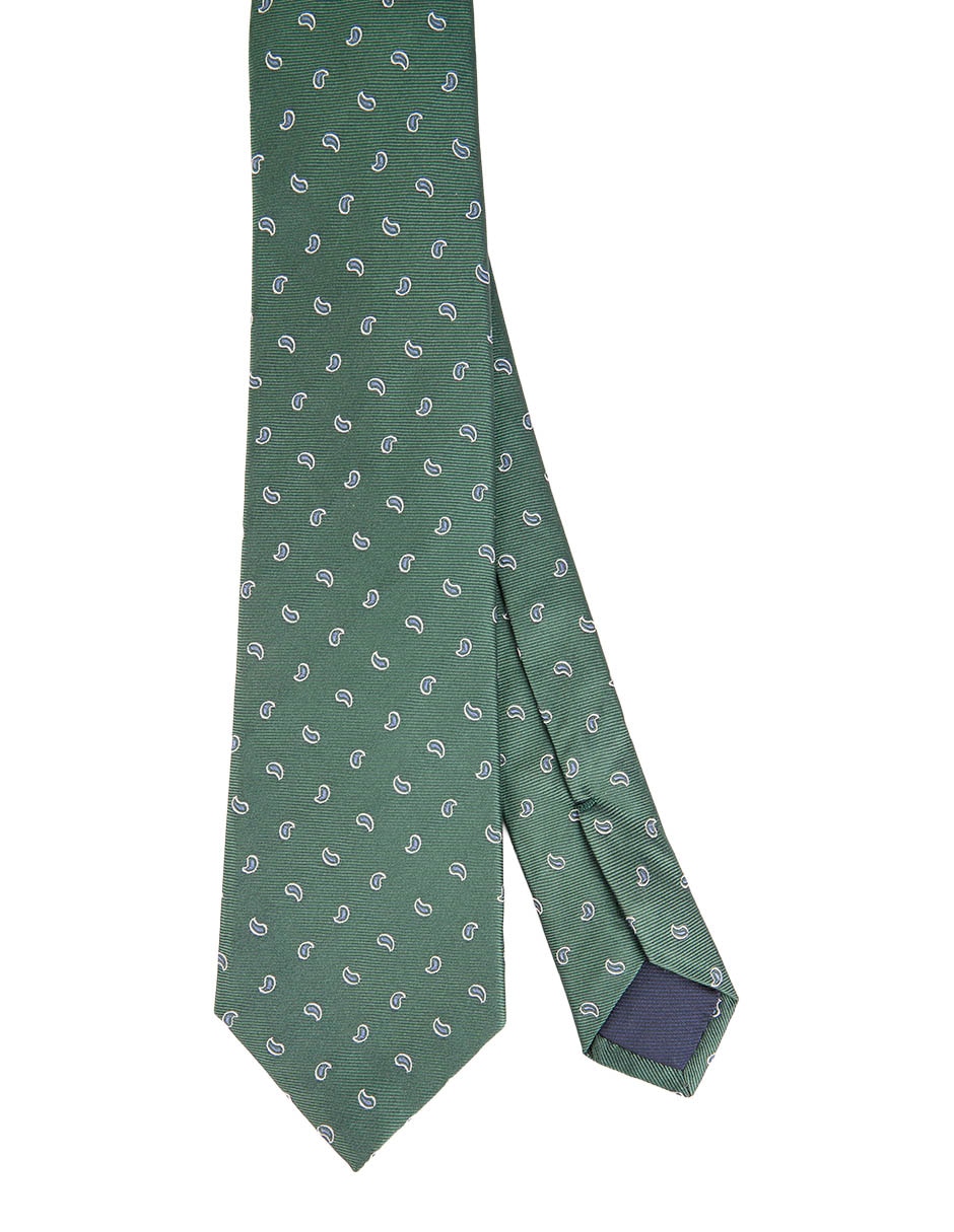 Corbata regular de seda estampado paisley para hombre Corbata regular de seda estampado paisley para hombre
