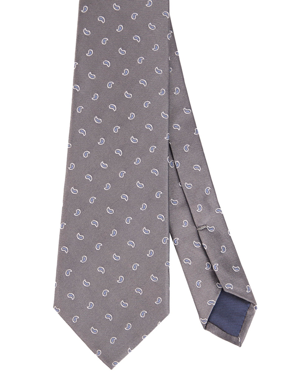Corbata regular de seda estampado paisley para hombre Corbata regular de seda estampado paisley para hombre