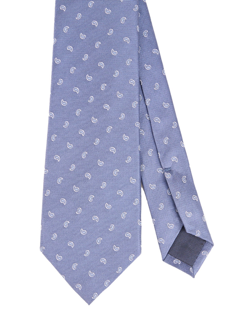 Corbata regular de seda estampado paisley para hombre Corbata regular de seda estampado paisley para hombre