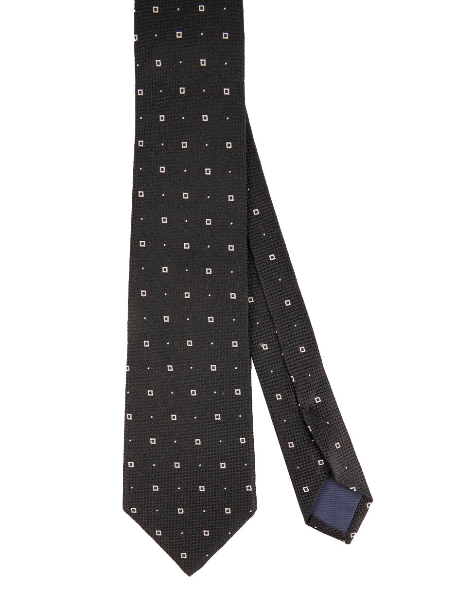 Corbata regular de seda para hombre