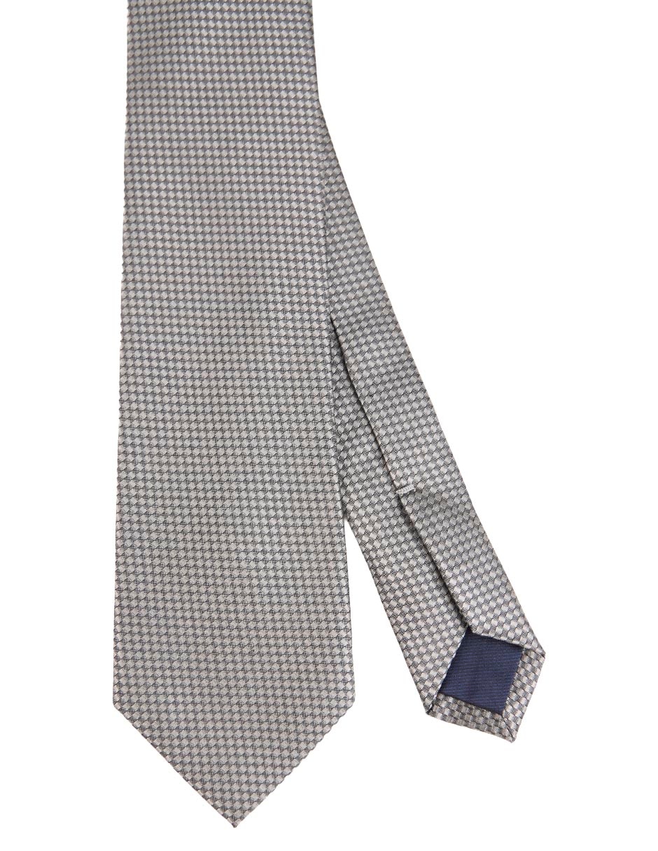 Corbata regular de seda estampado rombos para hombre Corbata regular de seda estampado rombos para hombre