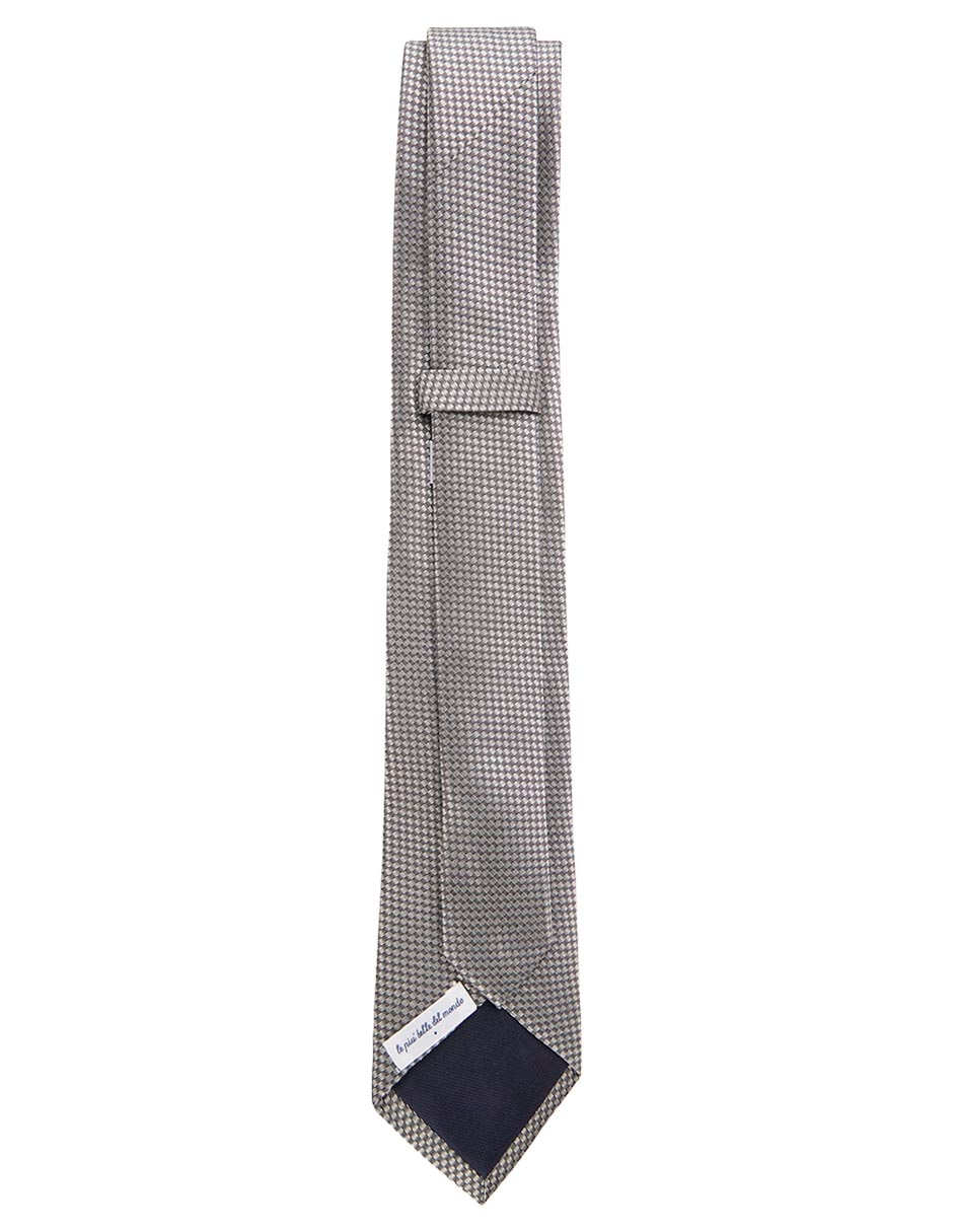 Corbata Scappino regular de seda estampado rombos para hombre