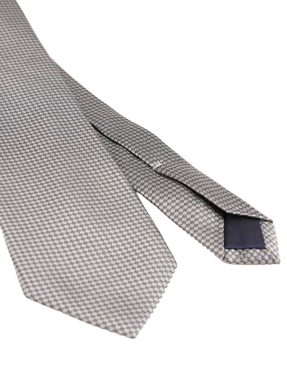 Corbata Scappino regular de seda estampado rombos para hombre