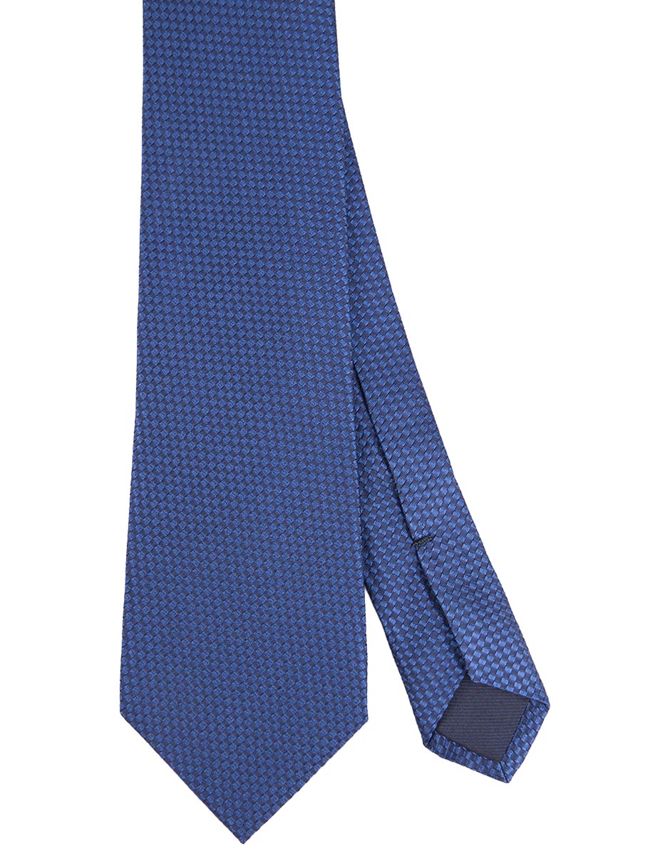 Corbata regular de seda estampado a rayas para hombre