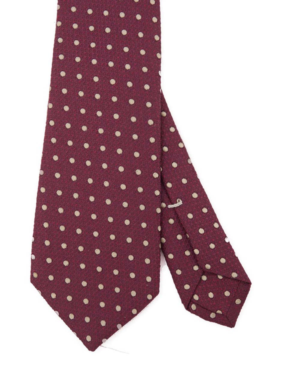 Corbata regular de seda estampado lunares para hombre Corbata regular de seda estampado lunares para hombre