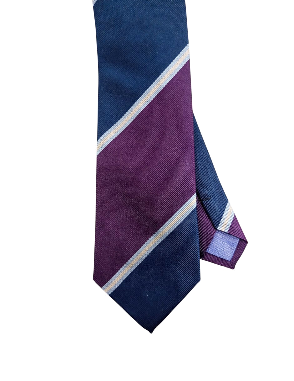 Corbata regular de seda para hombre
