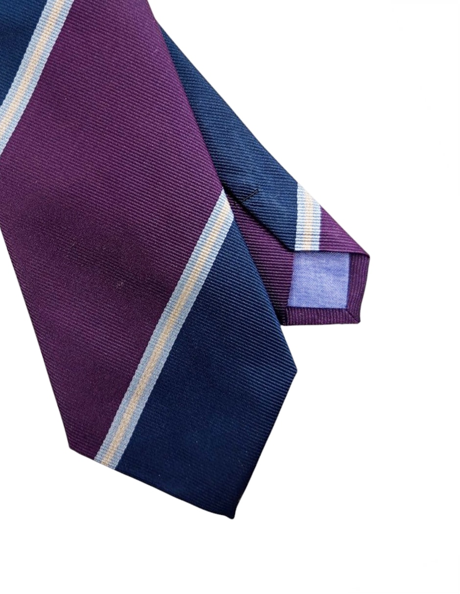 Corbata regular de seda para hombre