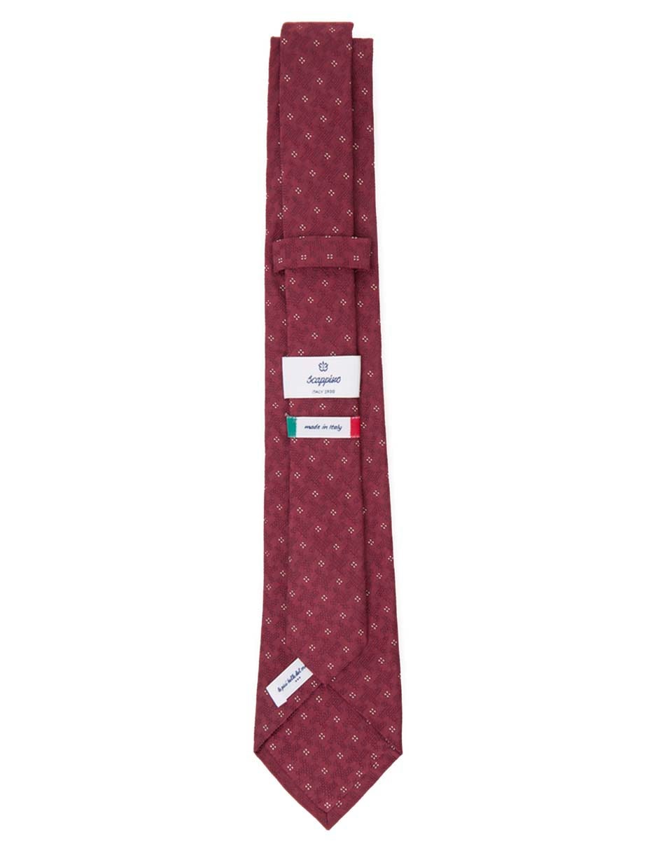 Corbata regular de seda estampado floral para hombre 2