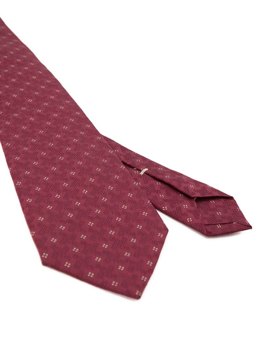 Corbata regular de seda estampado floral para hombre 3
