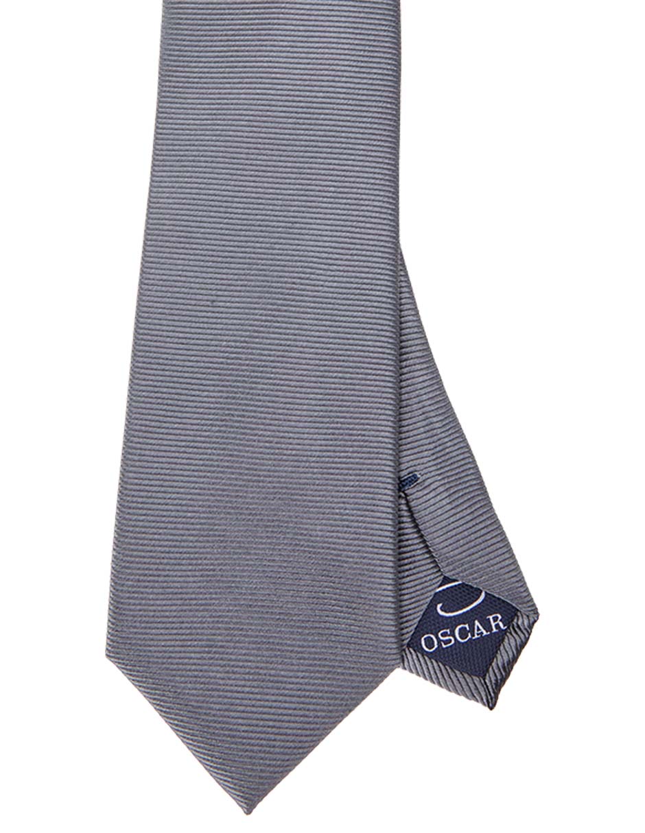 Corbata regular de seda estampado a rayas para hombre