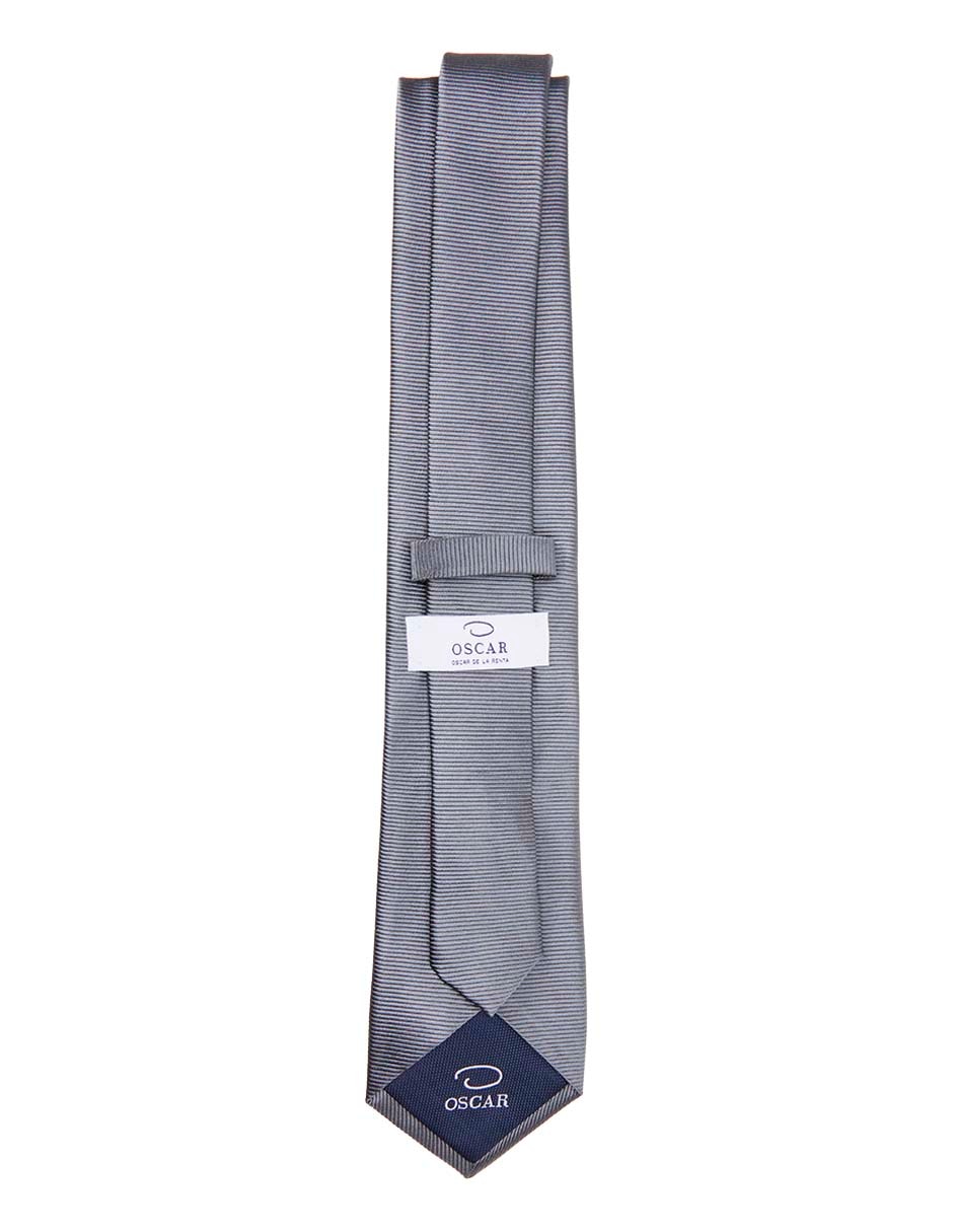 Corbata regular de seda estampado a rayas para hombre