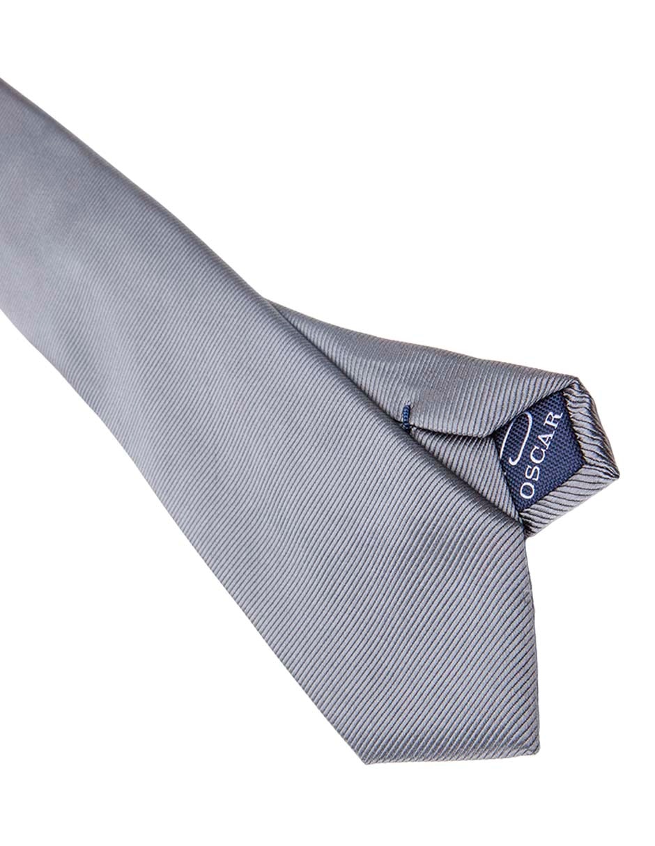 Corbata regular de seda estampado a rayas para hombre