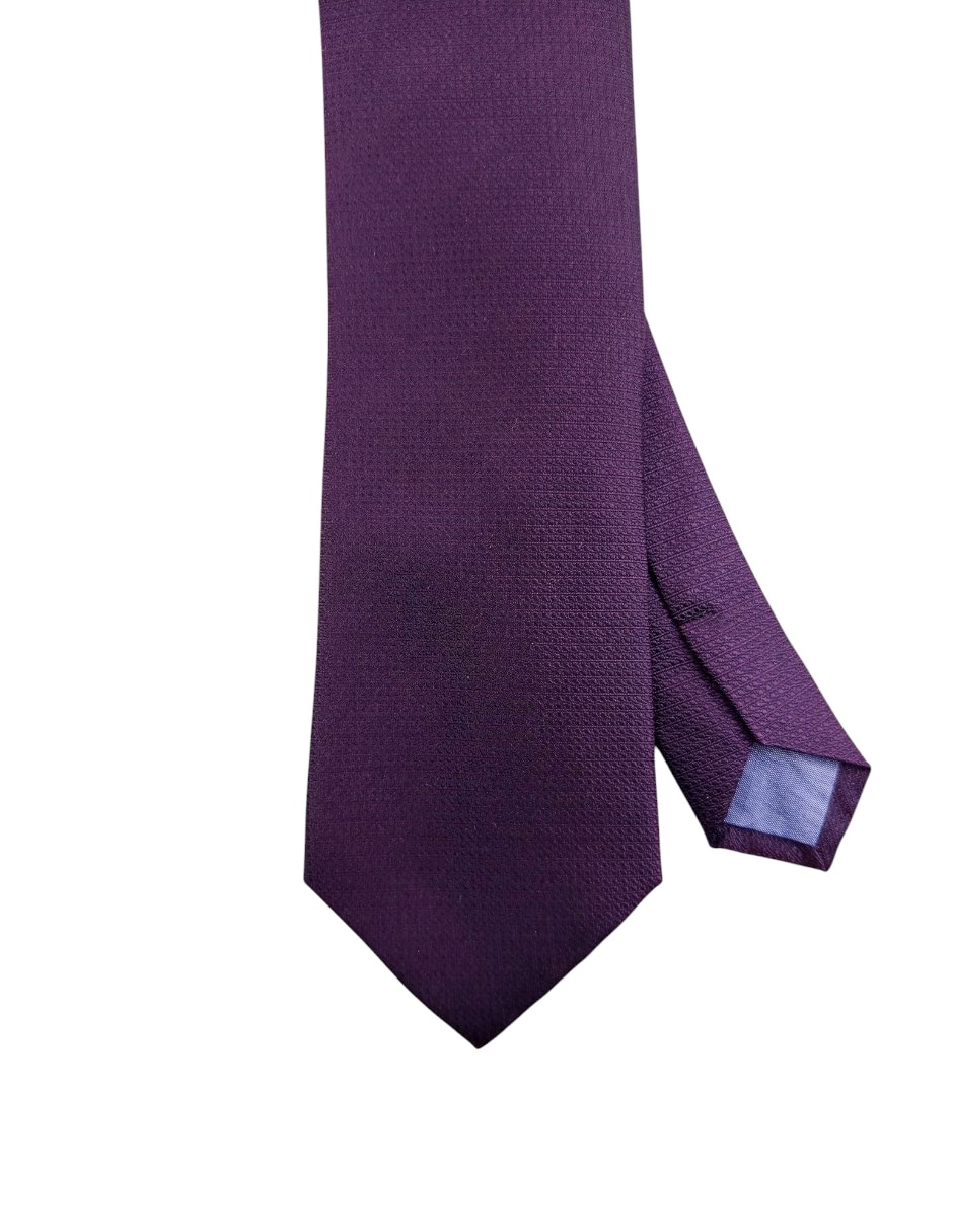 Corbata regular de seda estampado para hombre